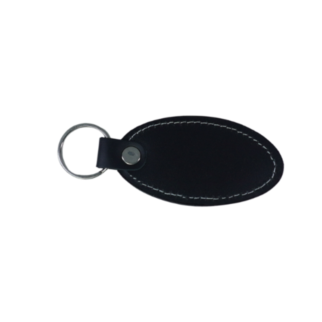 SBI Branded Leather Key Ring - Image 2