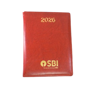 SBI Leather Diary Double Stitch