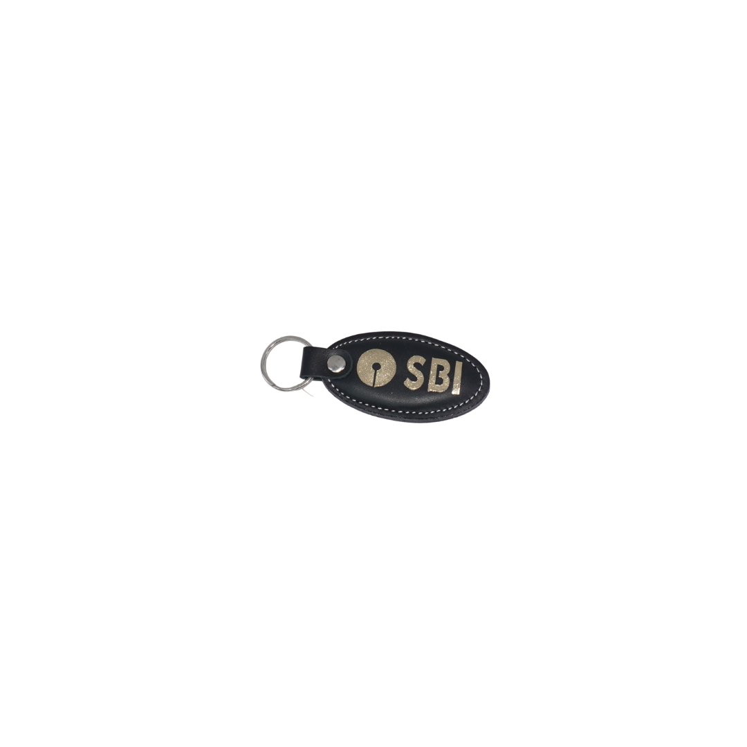 SBI Branded Leather Key Ring