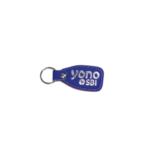 SBI Blue Ribbon Rubber Long Key Chain