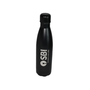 SBI Branded Black Thermostate Steel Bottle (500 ml)
